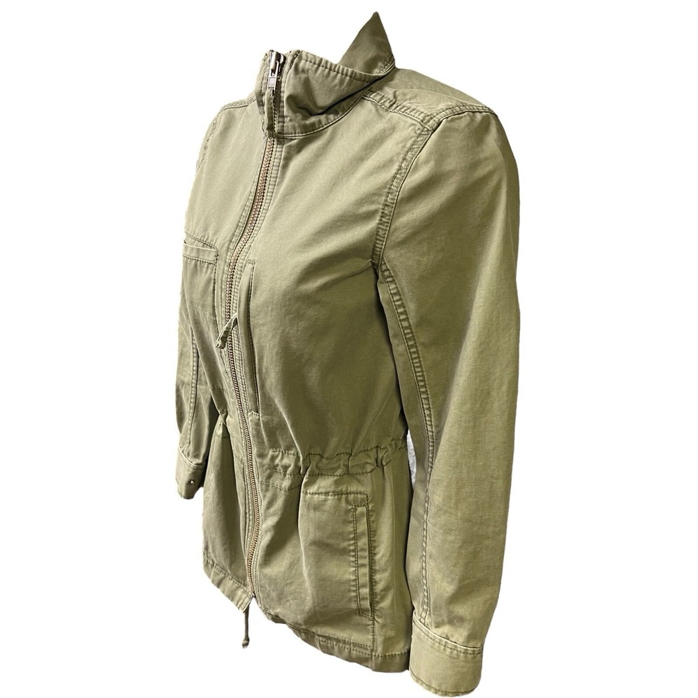 Madewell Dispatch Jacket Military Olive Green Utility Durable Style Women XXS - Picture 3 of 10